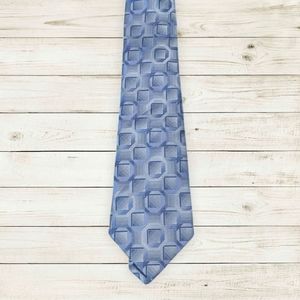 Lucasini Baby Blue Geometry Tie